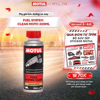 Phụ gia vệ sinh hệ thống nhiên liệu xe máy - FUEL SYSTEM CLEAN MOTO 200ml