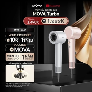 Máy sấy tóc tốc độ cao Mova Turbo - Hàng chính hãng - Bảo hành 12 tháng