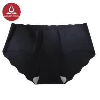 MOVING PEACH Quần lót thoải mái thoáng khí thiết kế viền lượn sóng cho nữ