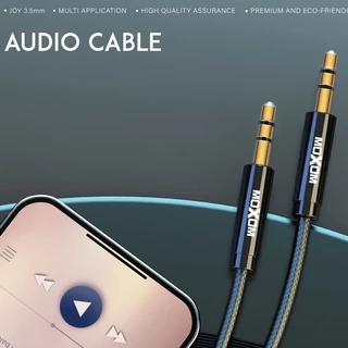 Dây cáp âm thanh Aux Audio Jack 3.5mm sang đầu cắm 3.5mm cho loa xe hơi mp3 laptop điện thoại