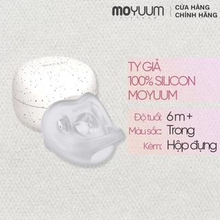 Ti giả 100% silicon Moyuum - 6m+ - Màu trong suốt
