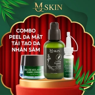 Combo Peel Da Mặt Tái Tạo Da Nhân Sâm MQ Skin Hỗ Trợ Giảm Nám, Tàn Nhang, Tái Tạo Làn Da