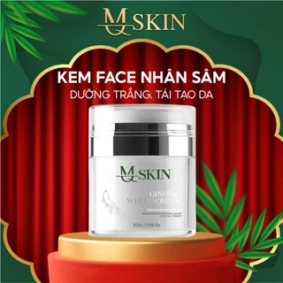 Kem Face Nhân Sâm MQ SKIN Dưỡng Trắng, Cấp Ẩm -MQ SKIN Ginseng White Cream 30gr