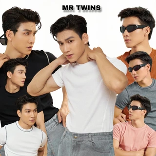 Áo Thun Nam Cổ Tròn Tay Ngắn Cotton Gân Form Body Thương HIệu MrTwins®