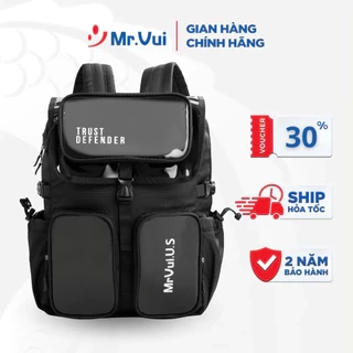 Balo thời trang Mr Vui balo teen ulzzang unisex nam nữ cho học sinh, sinh viên nhiều ngăn BLTEEN 916