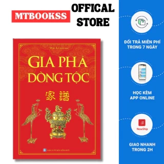 Sách - Gia phả dòng tộc (bìa cứng tái bản)