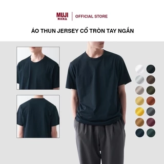Áo Thun Jersey Cổ Tròn Tay Ngắn MUJI