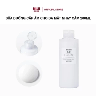 Sữa Dưỡng Cấp Ẩm Cho Da Mặt Nhạy Cảm (Sensitive) 200ml MUJI