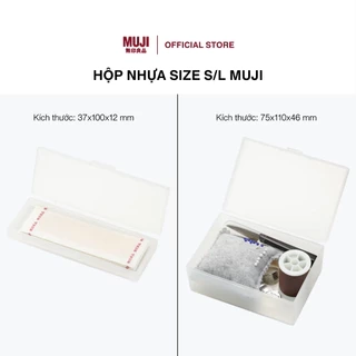 Hộp Nhựa Size S/L MUJI