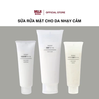 Sữa Rửa Mặt Cho Da Nhạy Cảm 120gr/200gr MUJI
