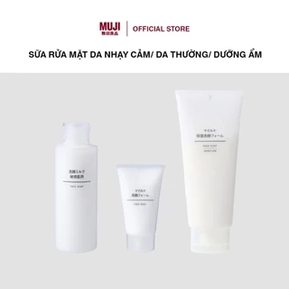 Sữa Rửa Mặt Da Nhạy Cảm - Da thường/ Dưỡng Ẩm MUJI