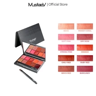 Mustaev LIP 10 LIP PRO PALETTE (1,5g x 10 màu)