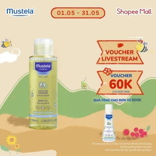Dầu Massage Cho Trẻ Sơ Sinh & Em Bé Mustela - 100ml
