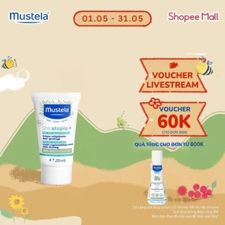 Kem dưỡng da toàn thân cho da chàm thể tạng Mustela STELATOPIA+ LIPID-REPLENIISHING 20ML