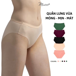 Quần Lót Nữ Mustoto Trơn Lưng Thấp Thoải Mái Kiểu Dáng Tangas SnapDagron (MQ01)