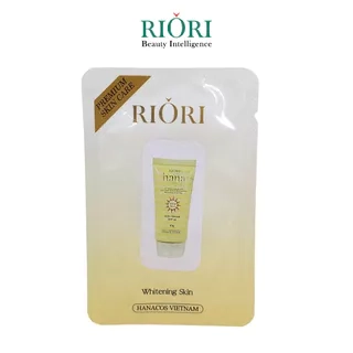 (Dạng gói date 9/2025) Kem Chống Nắng SPF 50 PA +++ RIORI HANA SUN CREAM - 1.5g