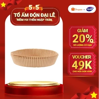 Giấy Nến Cho Nồi Chiên Không Dầu MyJae (1 hộp/30 tờ)