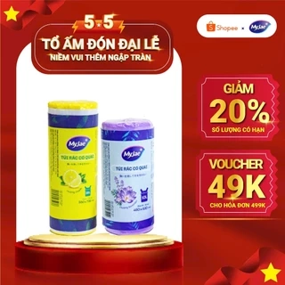 MyJae Túi Rác Có Quai, Tự Phân Hủy, Dạng Cuộn 2 Size 10L 25L