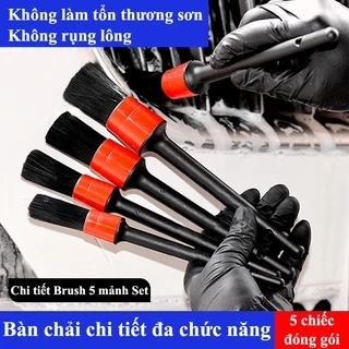 Chổi cọ rửa xe ô tô MYT Bộ chổi cọ rửa vệ sinh nội thất xe ô tô xe máy đa năng tiện lợi sử dụng dễ dàng