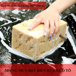 Miếng mút bọt biển rửa xe hơi MYT Mút xốp tạo bọt rửa xe ô tô siêu thấm nước vệ sinh đa năng chất liệu mềm mại an toàn