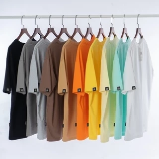 Áo Thun Trơn Basic NEWSEVEN form oversize tay lỡ nhiều màu SPATT