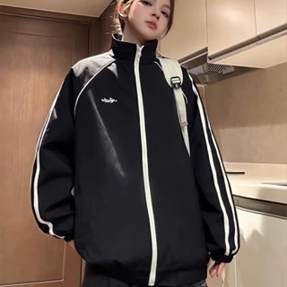 Áo Khoác Gió ANCHO NAD Unisex Áo Khoác Dù From Rộng Chống Nước Nam Nữ Cổ Đứng Thu Đông AG 6