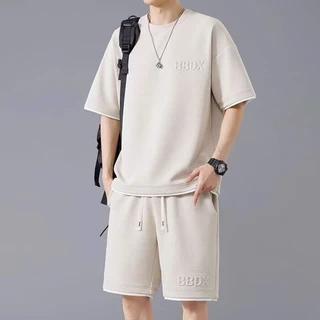 Bộ Thể Thao Nam Nữ Dập Nổi BBDX NAD.Đồ Bộ Thể Thao Unisex Chất Tổ Ong Thấm Hút Mồ Hôi Thoáng Mát