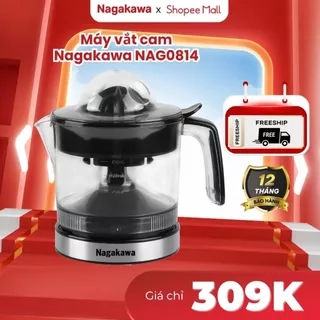 Máy Vắt Cam NAGAKAWA NAG0814 Công Suất 25W 750ml Nhỏ Gọn Tiện Lợi Vắt Kiệt Nước Cam Bảo Hành 12 Tháng