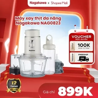 Máy xay thịt đa năng Nagakawa NAG0823 (1,5L – 250w) – Bảo hành 12 tháng