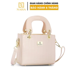 Túi Xách Nữ Vân Cá Sấu Đeo Chéo Thời Trang NAHA NH132