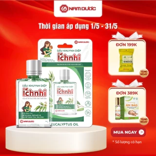 Dầu Khuynh Diệp Ích Nhi chai 30ml giúp làm ấm, tránh cảm, an toàn cho trẻ sơ sinh, phụ nữ mang thai và cho con bú