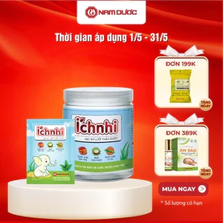 Gạc rơ lưỡi thảo dược Ích Nhi hộp 30 gói giúp vệ sinh răng miệng, làm sạch và bảo vệ lưỡi, nướu trẻ sơ sinh, người ốm