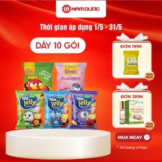 Kẹo dẻo cho bé, bổ sung canxi , chất xơ, lợi khuẩn- Dây 10 gói