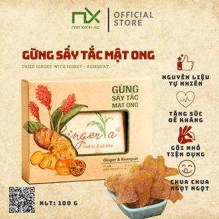 Nam Xanh Gừng sấy tắc mật ong Chua Ngọt