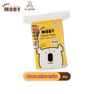 Bông Miếng Moby Baby Cỡ Nhỏ (100 miếng/gói)