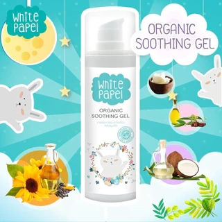 Gel làm dịu da hữu cơ thành phần tự nhiên Organic làm dịu lành tính cho bé White Papel (30g)