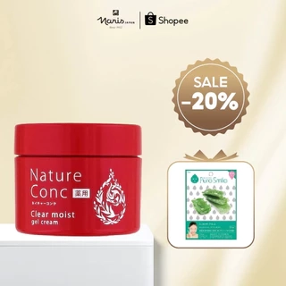 Kem dưỡng ẩm sáng da Naris Nature Conc Clear Moist Gel Cream