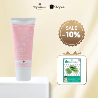 Sữa Rửa Mặt Naris Nature Dưỡng Sáng Da Chiết Xuất Hoa Anh Đào Sakura 100g