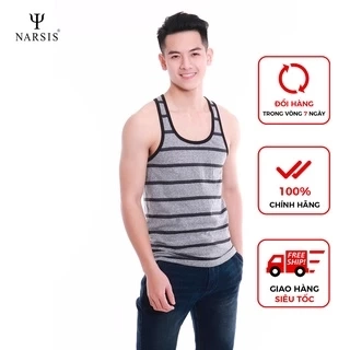 Áo Ba Lỗ Nam Narsis Thời Trang Form Dáng Chuẩn GYM Chất Cotton Êm Mềm Thoáng Mát