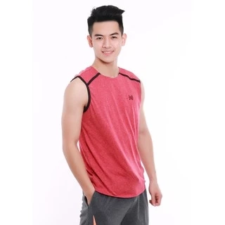 Áo Sát Nách Nam Cao Cấp Narsis D8093, Màu Đỏ, Trẻ Trung, Năng Động, Chất Liệu Mềm Mại, Thoáng Mát
