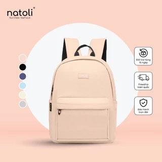 Balo đi học nam nữ NATOLI nhiều ngăn chống nước cao cấp - Basic Backpack B2