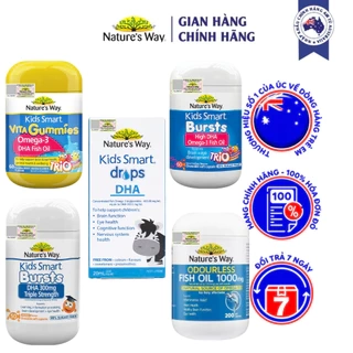 DHA Nature's Way Hỗ Trợ Não Bộ Phát Triển Toàn Diện Và Tăng Cường Thị Lực, Tăng Khả Năng Tập Trung
