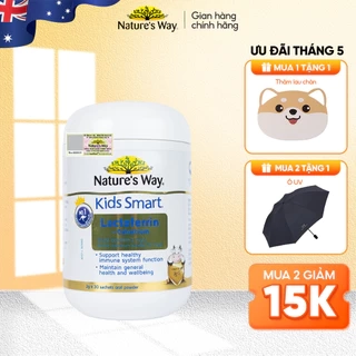 Sữa Bột Nature’s Way Kids Smart Lactoferrin + Colostrum Hỗ Trợ Tăng Cường Đề Kháng, Miễn Dịch Cho Bé 30 Gói (2g/gói)