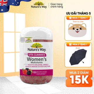 Viên Nhai Nature’s Way Adult Vita Gummies Women’s Multivitamin Bổ Sung Vitamin Và Khoáng Chất Cho Phụ Nữ