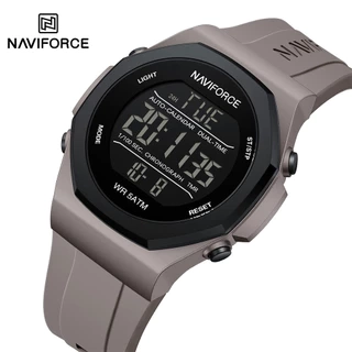 Naviforce Quân Đội Nam Thể Thao Đa Năng Kỹ Thuật Số Chống Thấm Nước Đồng Hồ Điện Tử Học Sinh Cho Nam