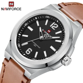 Đồng hồ đeo tay nam NAVIFORCE Thương hiệu hàng đầu Đồng hồ chống nước sang trọng Thể thao kinh doanh Quân đội Quân đội Đồng hồ thạch anh nguyên bản
