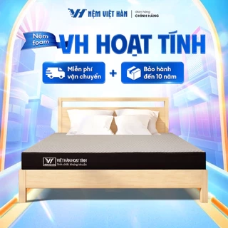 Nệm foam Việt Hàn Hoạt Tính - Chất Liệu Foam Hoạt Tính, Kháng Khuẩn, Thoáng Khí - Bảo Hành 10 Năm