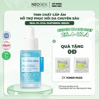 Serum 5% Panthenol Cấp Ẩm - Phục Hồi Da 3 Tác Động Real Hyal Panthenol Serum Neogen Dermalogy 32g