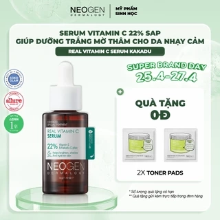 Serum Dưỡng Trắng Mờ Thâm 460x Vitamin C Sinh Học Kakadu 22% Neogen Dermalogy 32g