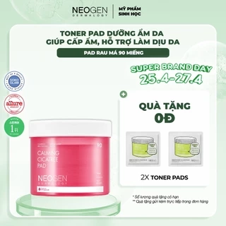 Toner Pad Rau Má Làm Dịu và Phục Hồi Da Nhạy Cảm Neogen Dermalogy Calming Cica Tree Pad 90 Miếng